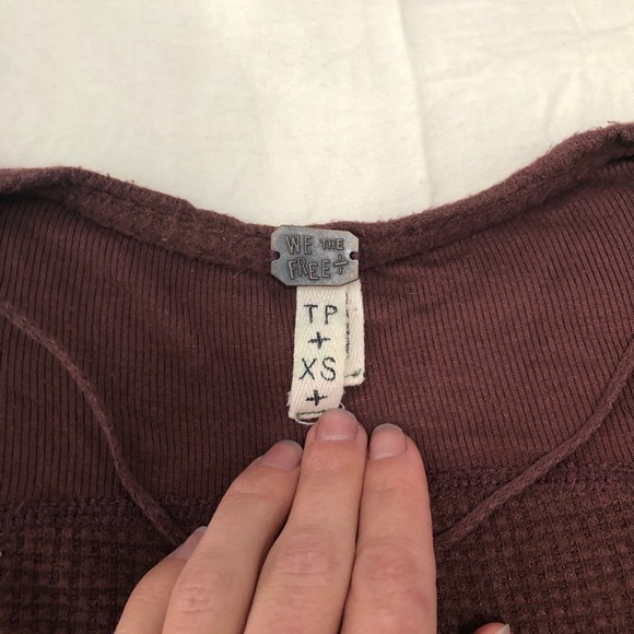 Oversized distressed free people shirt - Picture 2 of 2